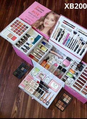 بوكس مكياج احترافي متكامل XB200 – مجموعة مكياج شاملة