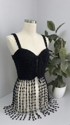 توب كروشيه "بلاك دايموند"