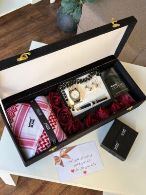 بوكس هدايا رجالي فاخر - جاهز للتقديم