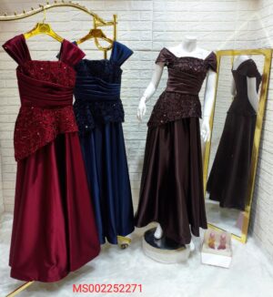 فستان سهرة أنيق بتصميم جذاب